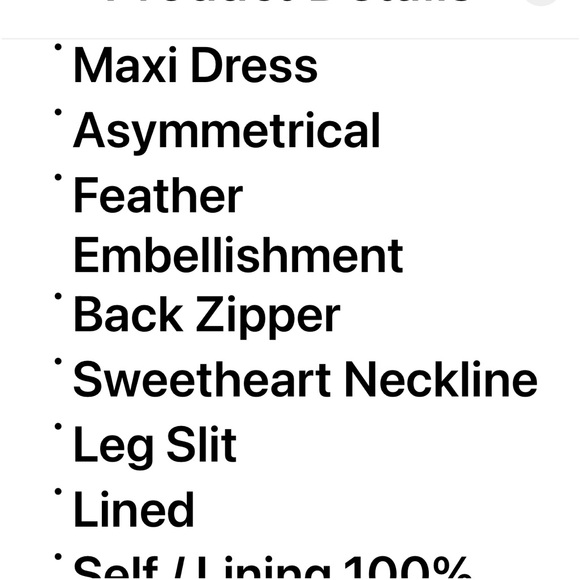 Asymmetrical Maxi Dress feather embellishment sweetheart neckline high split - Picture 6 of 6